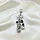 925 Zilveren Draak Hanger met Parel, Onyx en Dendritische Agaat
