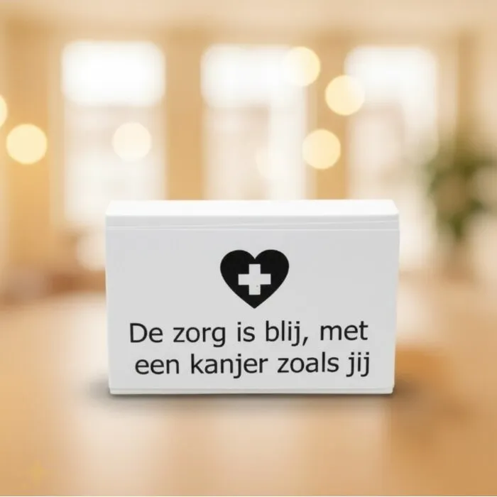 Wensdoosje voor de verpleging - met een sleutelhanger