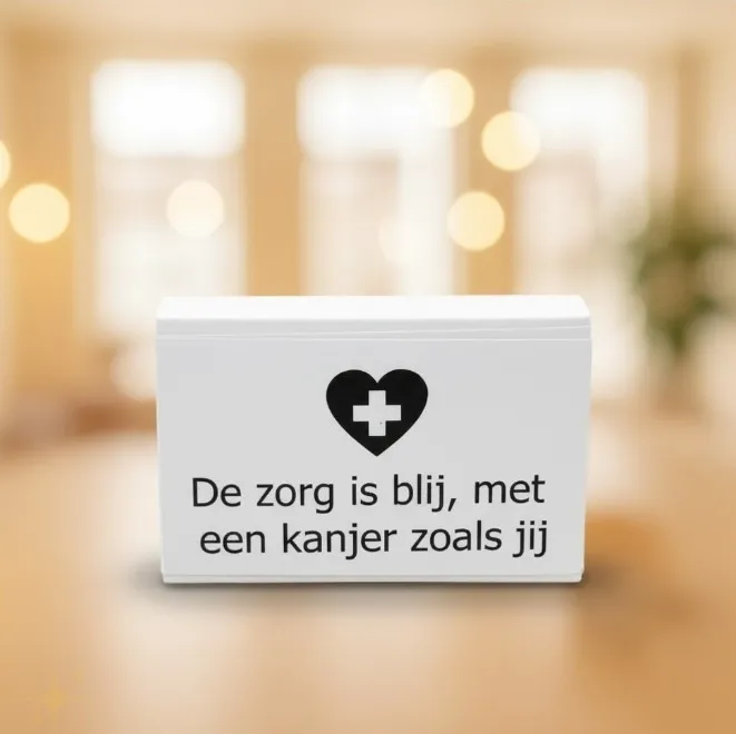 Wensdoosje voor de verpleging - met een sleutelhanger