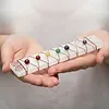 Seleniet edelsteen oplaadplaat chakra kralen