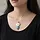 Sterling Zilveren Hanger – Parelmoer, Turkoois & Amethist