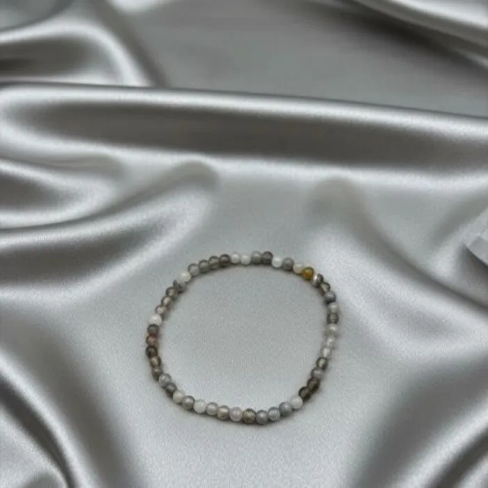 Agaat armband elastisch 4 mm