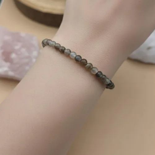 Agaat armband elastisch
