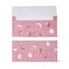 Cadeaukaart envelop roze maan en sterren