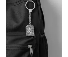 Christoffel sleutelhanger ovaal