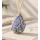 Ruwe blauwe kwarts hanger