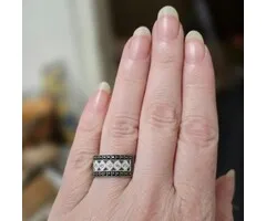 Zilveren ring Shine