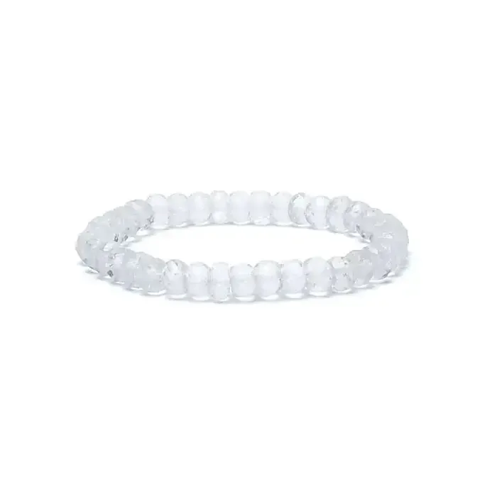 Armband bergkristal facet AA kwaliteit elastisch
