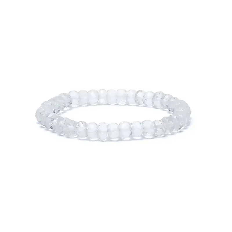 Armband bergkristal facet