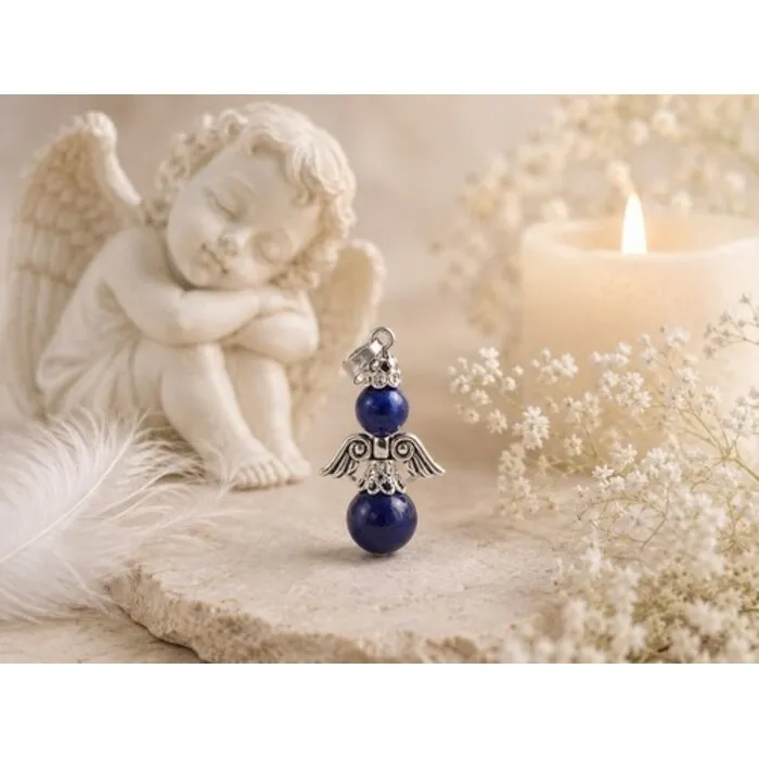 Engel Edelsteen hanger Lapis Lazuli - 1 engel