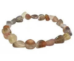 Armband met getrommelde Agaat