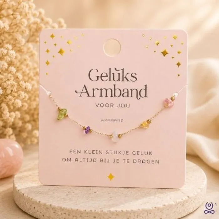 Edelsteen Armband Geluksarmband | Cadeau Armband met Edelstenen