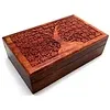 Sieradendoos Hout Boom & Bladeren 20cm