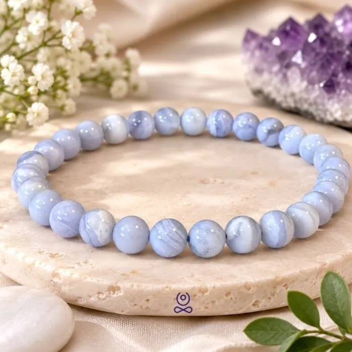 Armband chalcedoon 6 mm - A Kwaliteit