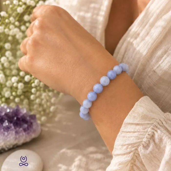 Armband chalcedoon 8 mm - A Kwaliteit