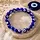Boze oog armband donker blauw 8 mm