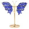 Vlinder Lapis lazuli op sokkel