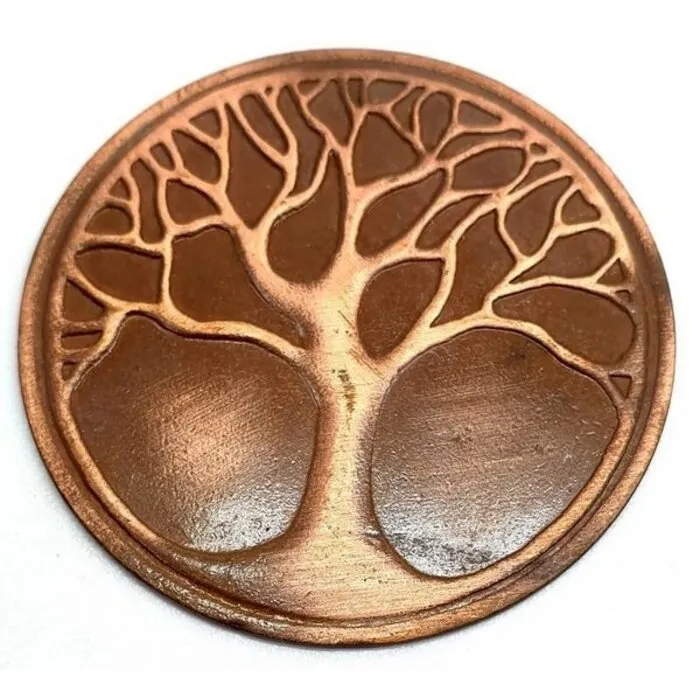 Munt levensboom koper 4 cm