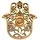 Wandplaat Hout Hand van Fatima 16cm