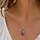 Hangerzilver dubbeleinder Labradoriet met hand Fatima