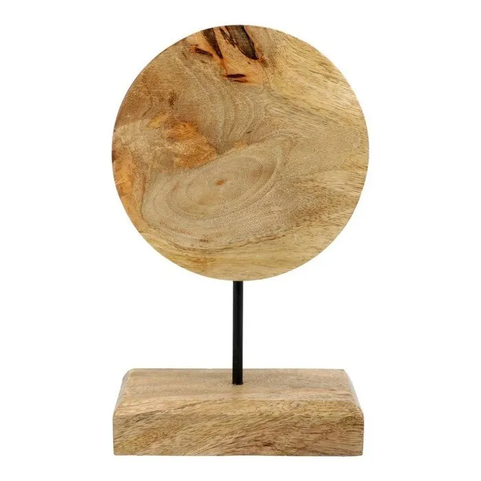 Deco Levensboom mangohout met groene aventurijn op voet