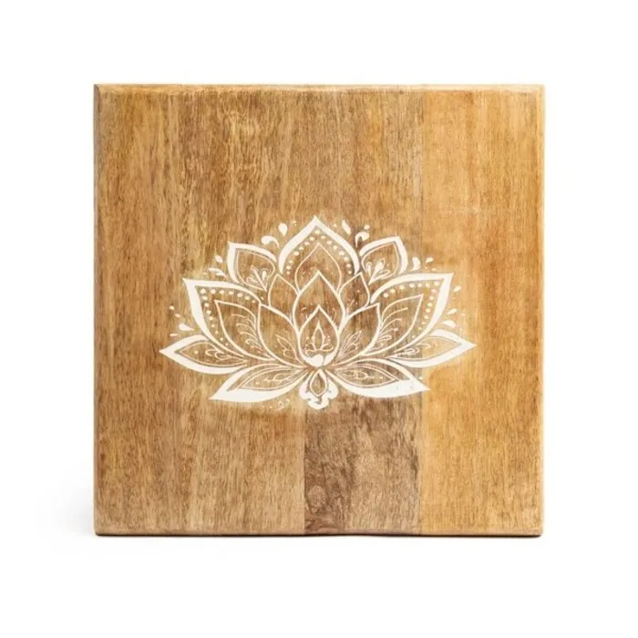 Altaartafeltje Lotus mangohout whitewash