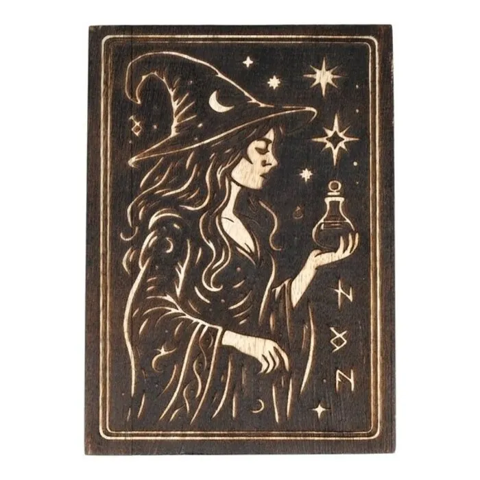 Tarotdoos de Tovenares zwart mangohout