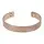 Armband koper Bloem des Levens motief magnetisch