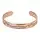 Armband koper lotus motief magnetisch