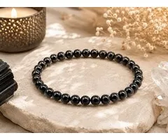 Armband zwarte Toermalijn 4 mm