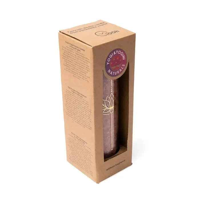 Kaars stearine Lotus oudroze ongeparfumeerd
