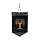 Hanger shungiet met  levensboom met veterhanger