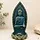 Boeddha Wierookhouder Zittend Blauw-Groen 23 cm | Polyresin