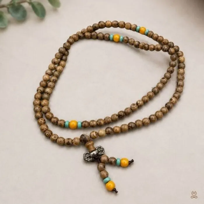 Houten Mala Ketting 6 mm – Meditatie, Yoga & Mindfulness