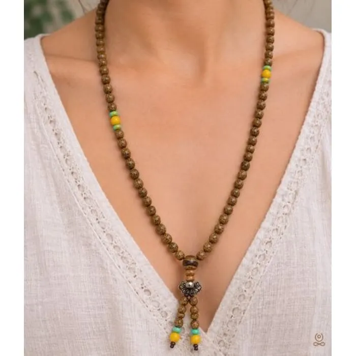 Houten Mala Ketting 6 mm – Meditatie, Yoga & Mindfulness