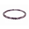 Fijne armband amethist 4 mm