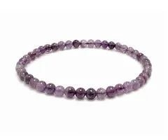 Fijne armband amethist 4 mm
