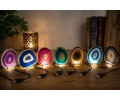 Agaat met led lampje
