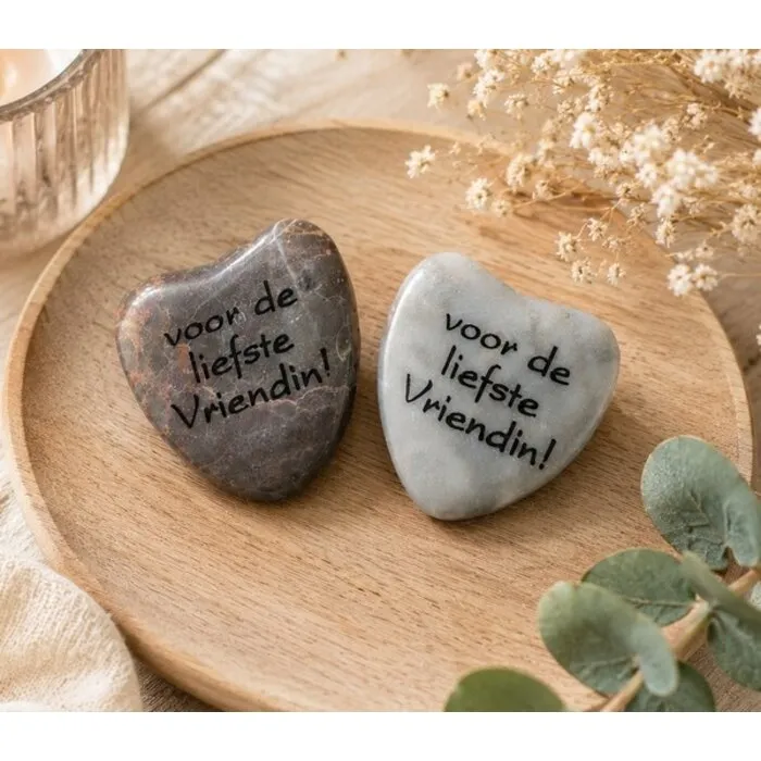 Marmer hartje voor de liefste Vriendin