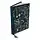 Notitieboek fluweel donkerblauw met bloemen