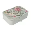 Sieraden / tarotdoos fluweel mintgroen met bloemen