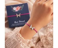 Armband vlinder Best Friend