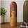 Houten Boeddha wanddecoratie handbeschilderd 18 cm