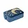 Sieraden / tarotdoos fluweel blauw met maan