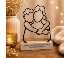 Liefste moeder art deco