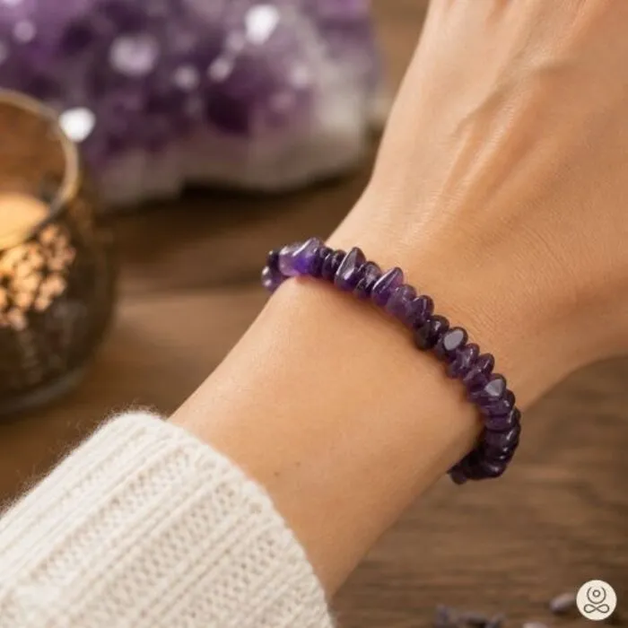 Splitarmband Amethist AA Kwaliteit | Uruguayaanse Amethist