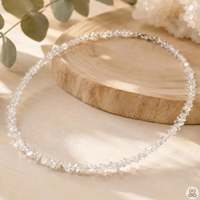Collier Herkimer diamant