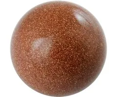 Edelsteen bol goudsteen 4 cm