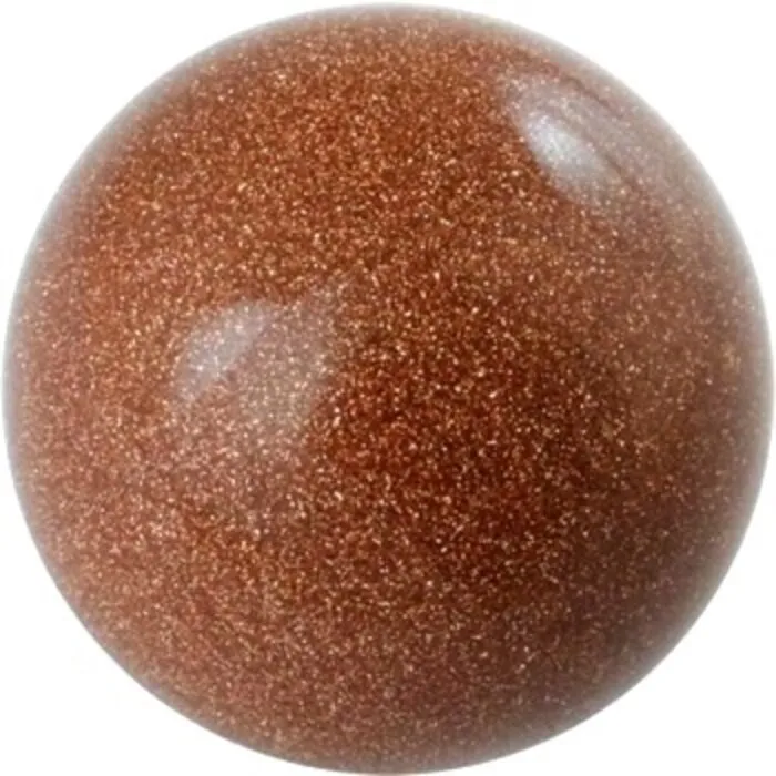 Edelsteen bol goudsteen 4 cm