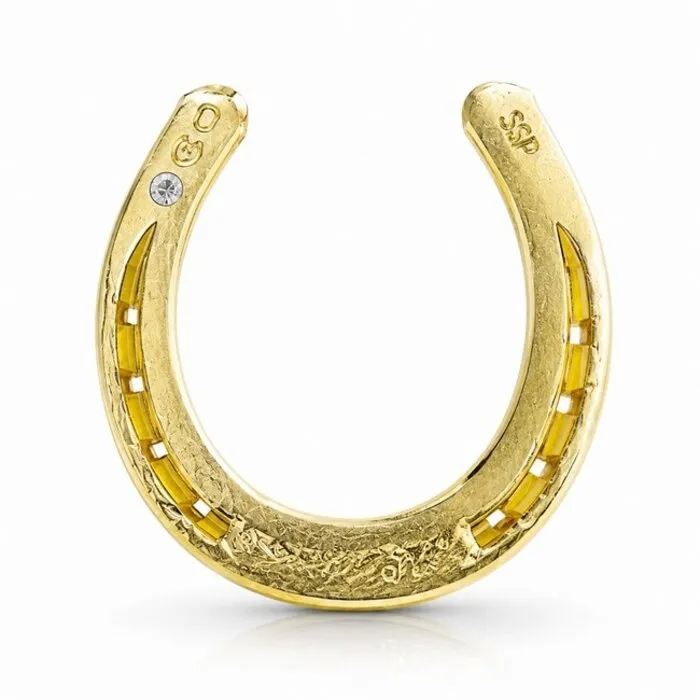 Hoefijzer met Swarovski steentje
